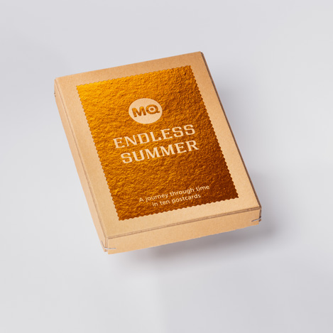 Digitaldruck Symbolbild Museumsquartier endless summer holzbox mit auftdruck
